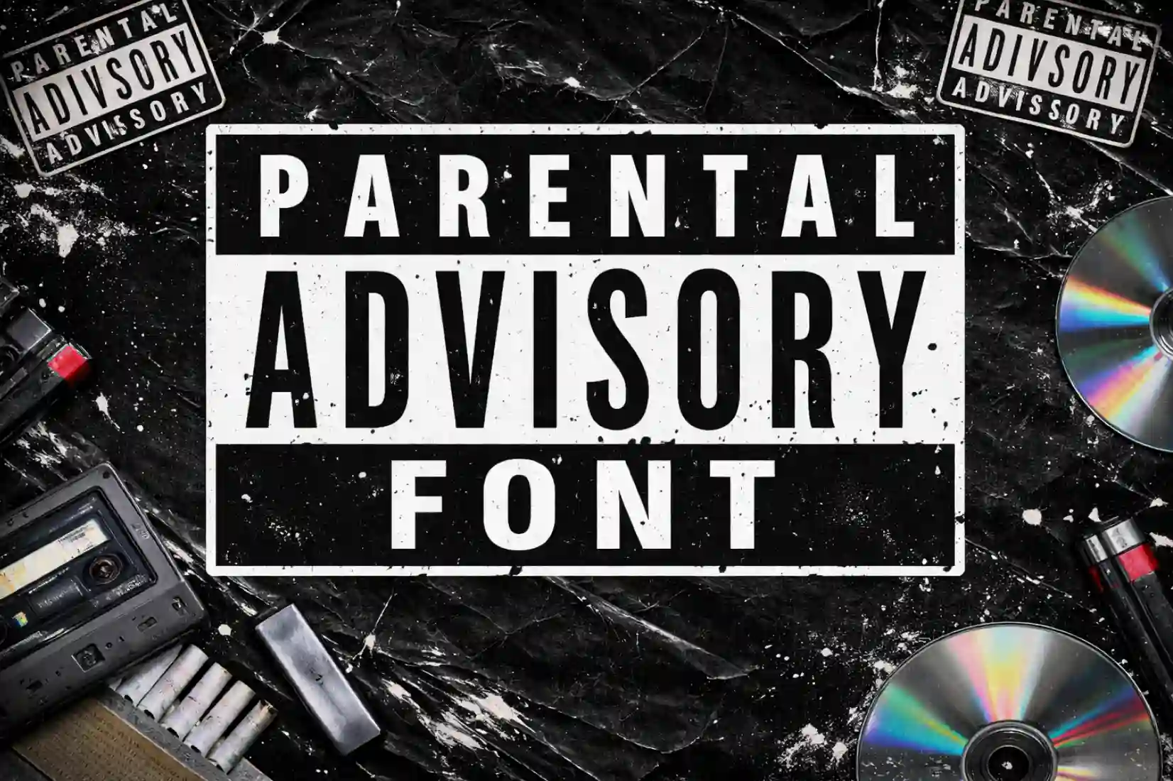 Parental Advisory Font Generator
