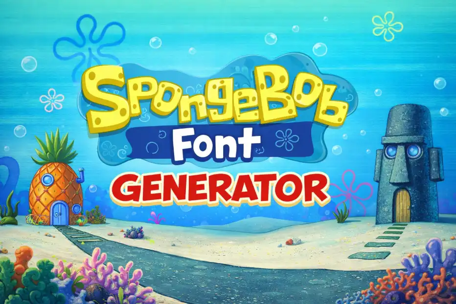 SpongeBobGrinch Font Generator