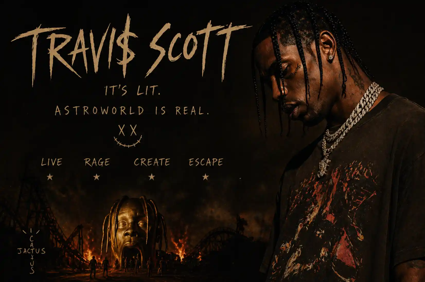 Travis Scott Font Generator