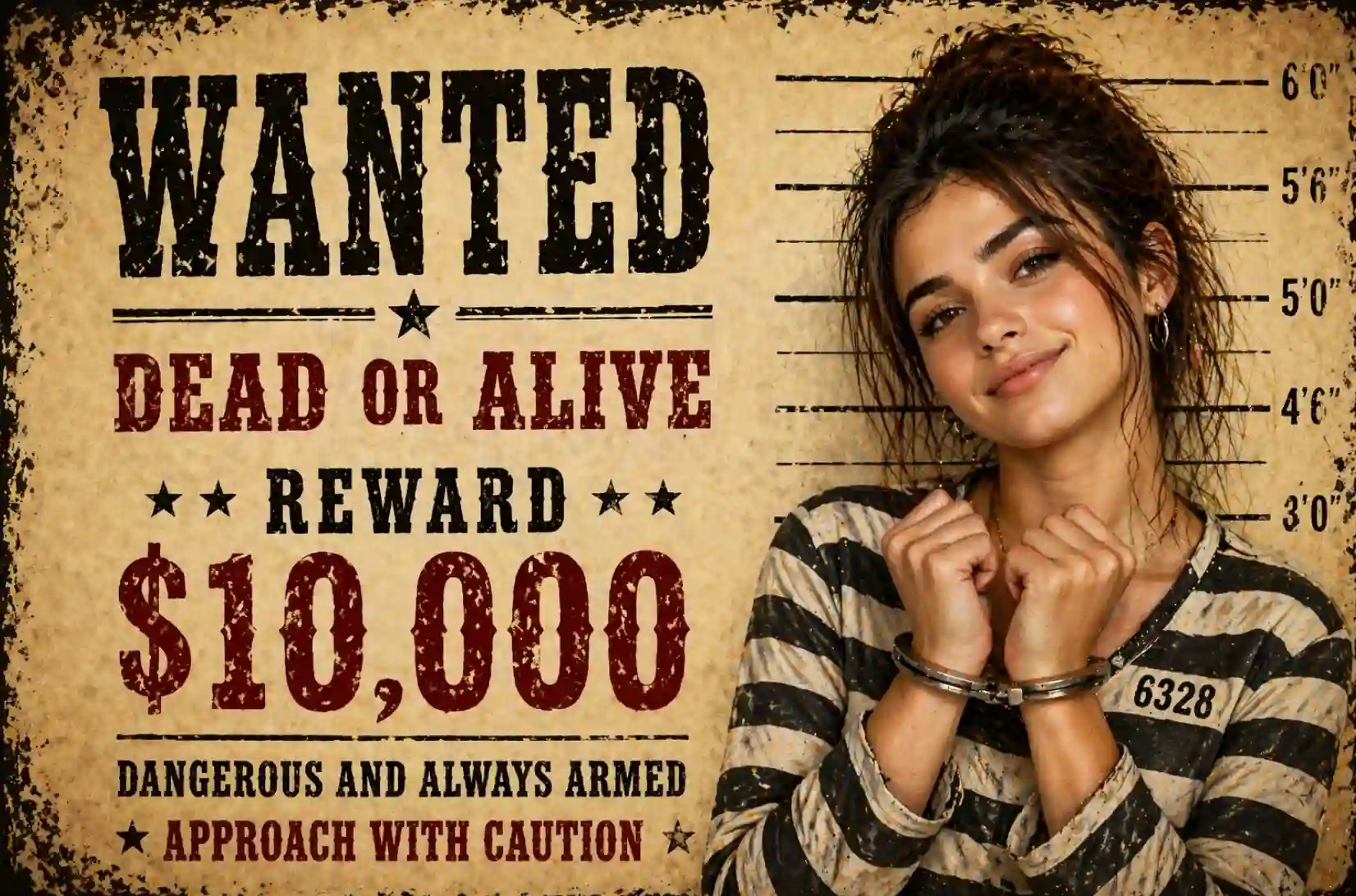 Wanted Poster Font Generator
