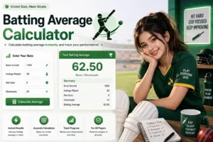 Batting Average Calculator