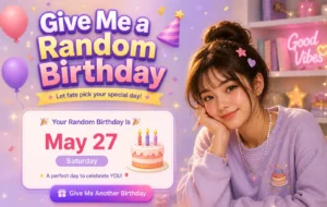 Give Me a Random Birthday