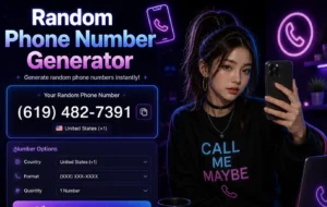 Random Phone Number Generator
